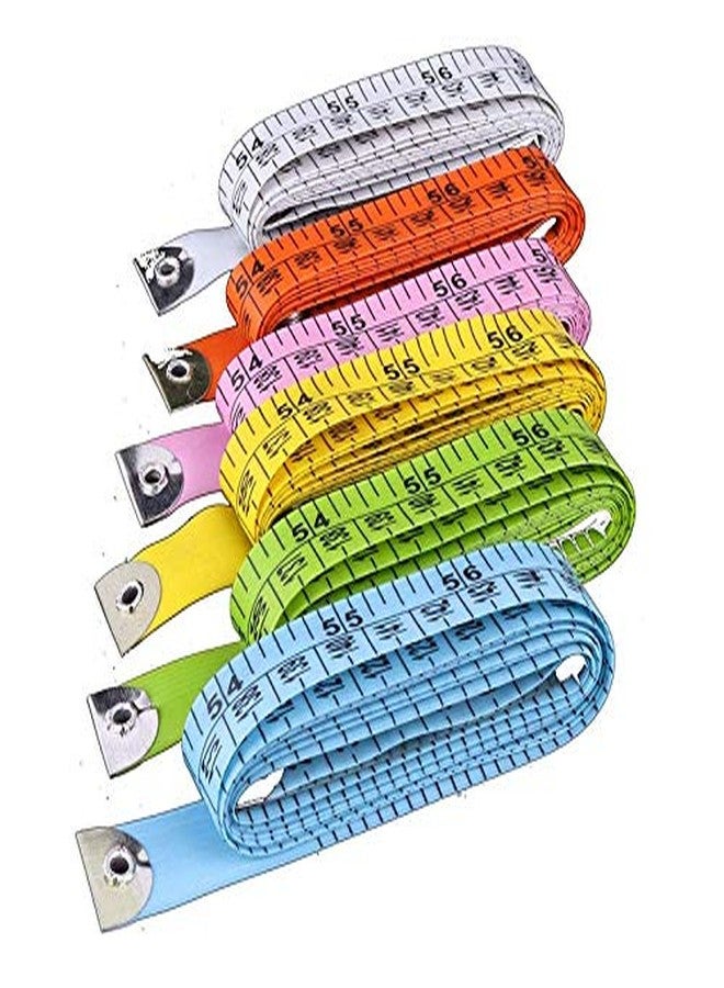 ZENITH Measuring Tape (Set Of 10) Body Measurement Inch Tape - 60 Inches Double Side Rulers, Fiberglass, Flexible, Portable,Sewing, Dress Making Tailor's - Image 4